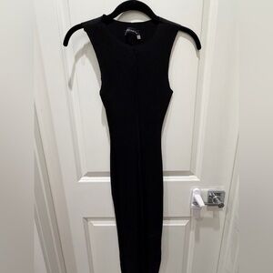 Naked Wardrobe Ribbed Bodycon Midi